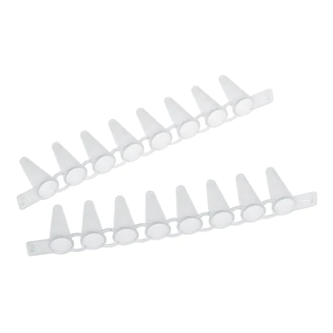 艾本德Eppendorf PCR Tube Strips, 0.1 mL, PCR 潔凈級(jí), 不帶蓋（10 × 12 條）